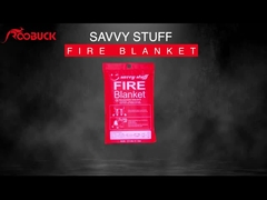 Ev ve Okul İçin Isıya Dayanıklı Acil Yangın Fiberglas Battaniye