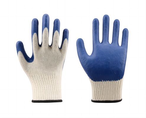 satın al Endüstriyel Güvenlik İçin 10 Kalibrelik Polycotton Kauçuk Denizlenmiş Eldivenler Lateks Yumuşak Kaplama ve Açık Arka Tasarımı Çevrimiçi üretim