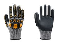 HPPE Spandex Anti Vibration Gloves Grip Abrasion Resistance M- XXL