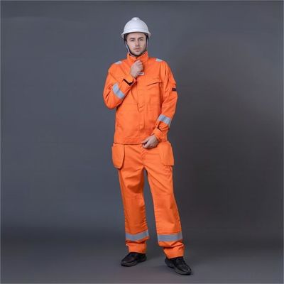 satın al %65 Pamuk %35 Polyester Güvenlik İş Kıyafetleri NZS Hafif Yangın Geciktirici Tulumlar Çevrimiçi üretim
