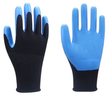 satın al Dikişsiz Polyester Kaymaz Eldivenler 10 Ayar Eko Lateks Dayanıklı Çevrimiçi üretim