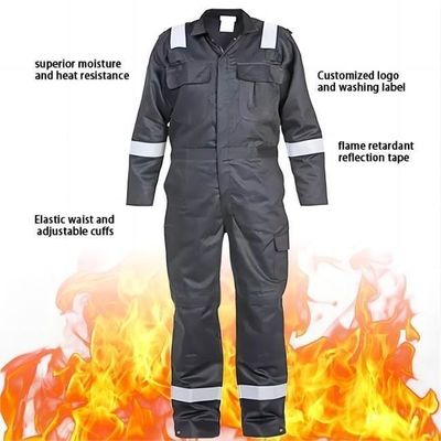 satın al ARC Flash 330gsm Güvenlik Tulumu Takım Elbise Endüstriyel İş Kıyafetleri ve Güvenlik Çerçevesi Geciktirici Çevrimiçi üretim