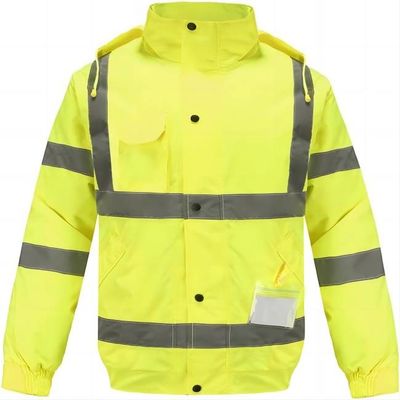 satın al S - XL Güvenlik Yansıtıcı Ceket ANSI ERKEKLER İÇİN Su Geçirmez Yüksek Görünürlük Ceketi Çevrimiçi üretim