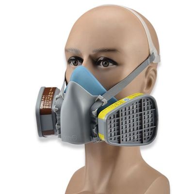 satın al Buğu Önleyici Zımpara Yarım Maske Solunum Maskeleri Toz Gaz Savunma Yarım Yüz Hava Temizleme Maskesi Çevrimiçi üretim