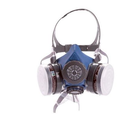 satın al KKD ABS Silikon Yarım Maske Solunum Kalkanı Gaz Kimyasal Güvenlik İçin 17 X 12.5cm Çevrimiçi üretim