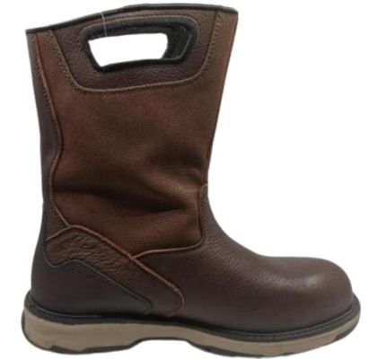 satın al Full Grain Goodyear Güvenlik Botları S3 SRC Yüksek Kesimli Yürüyüş Botları Çevrimiçi üretim