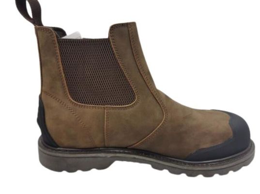 satın al Kauçuk Dışı Goodyear Güvenlik Botları Crazy Horse Deri Başlama Koruyucu Çelik Burunlu Çalışma Çevrimiçi üretim