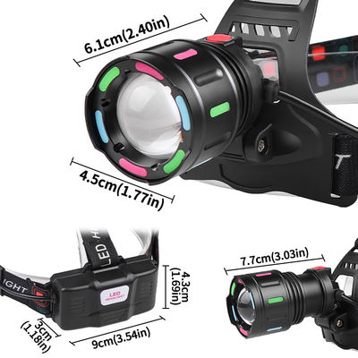 satın al Şarj edilebilir LED Fener 1000 Lumen IPX4 Su geçirmez ve Alüminyum Alaşım ABS Yapı Çevrimiçi üretim