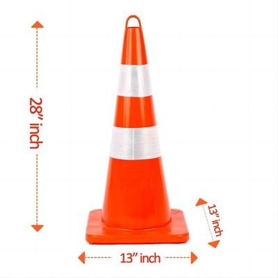 İyi bir fiyat. Trafik Kontrolü için Yansıtıcı Tasmalar Trafik Güvenliği Konileri 350 X 350mm 1.8KG çevrimiçi