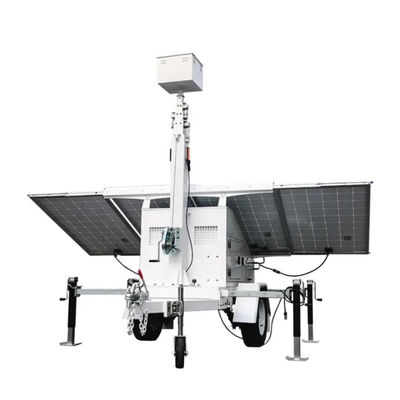 İyi bir fiyat. Güçlü 1KW Yük Gücü LED Güneş Kulesi Işığı 6m Hidrolik Mast ve Sıfır Gürültü Çalışma çevrimiçi