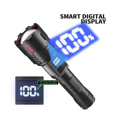 İyi bir fiyat. Güçlü 1500-1600 Lumen LED Torç Fener, Çarşıda Kampo yapmak için şarj edilebilir C Tipi USB ve Teleskopik Zoom ile çevrimiçi